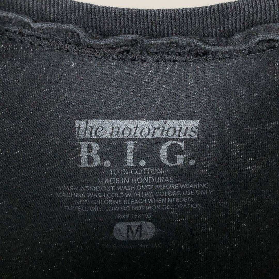 THE NOTORIUS BIG Band T-shirt, Men's Size M cotton black type Vintage Second Hand