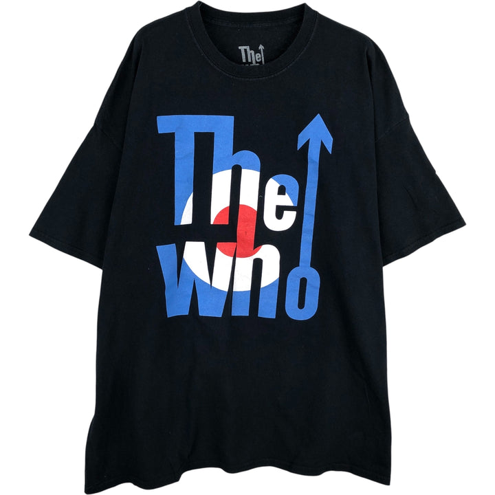 THE WHO Band T-Shirt, Men's XXL cotton black type Vintage Second Hand