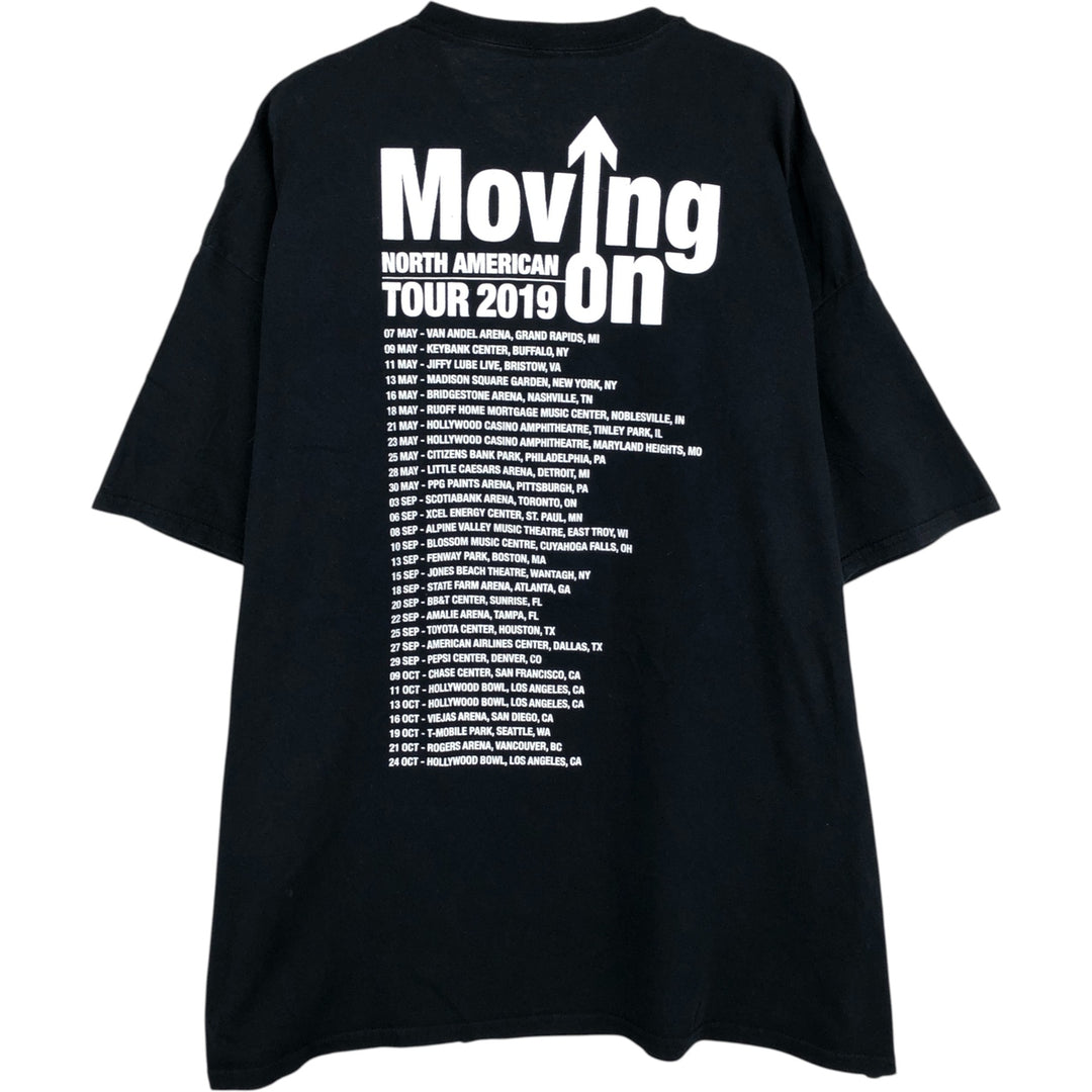 THE WHO Band T-Shirt, Men's XXL cotton black type Vintage Second Hand