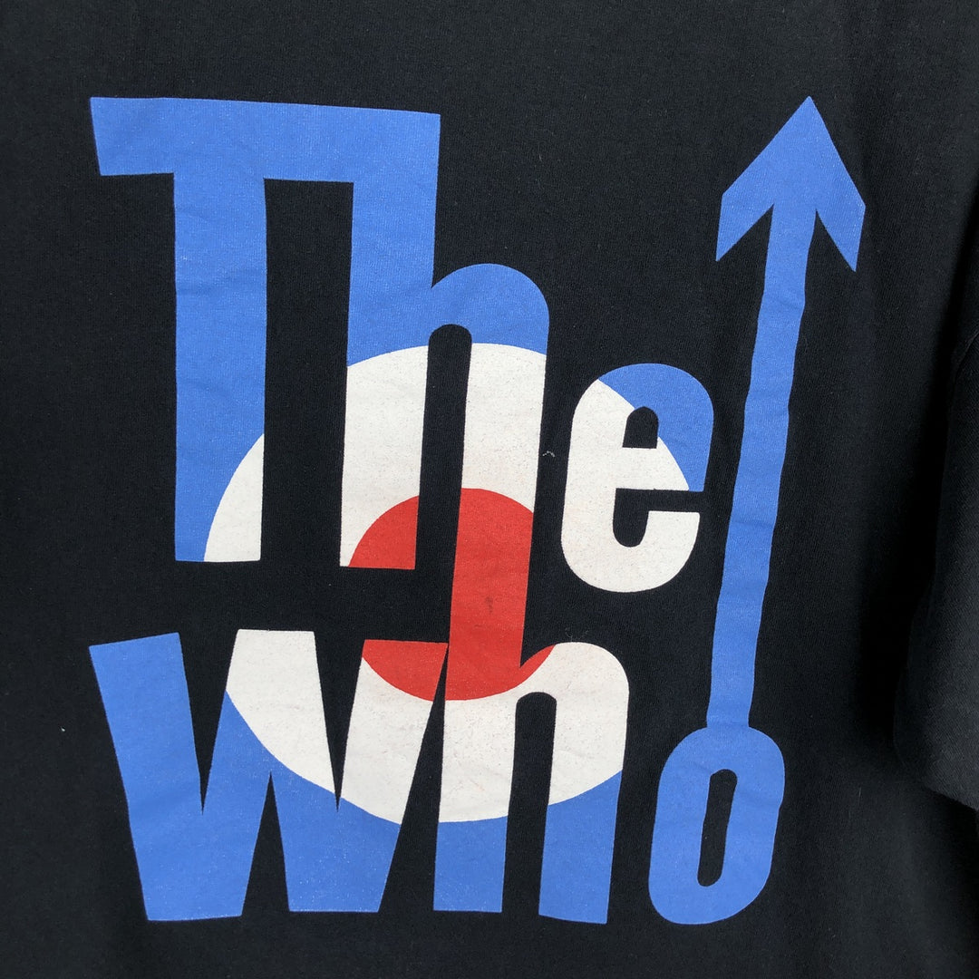 THE WHO Band T-Shirt, Men's XXL cotton black type Vintage Second Hand