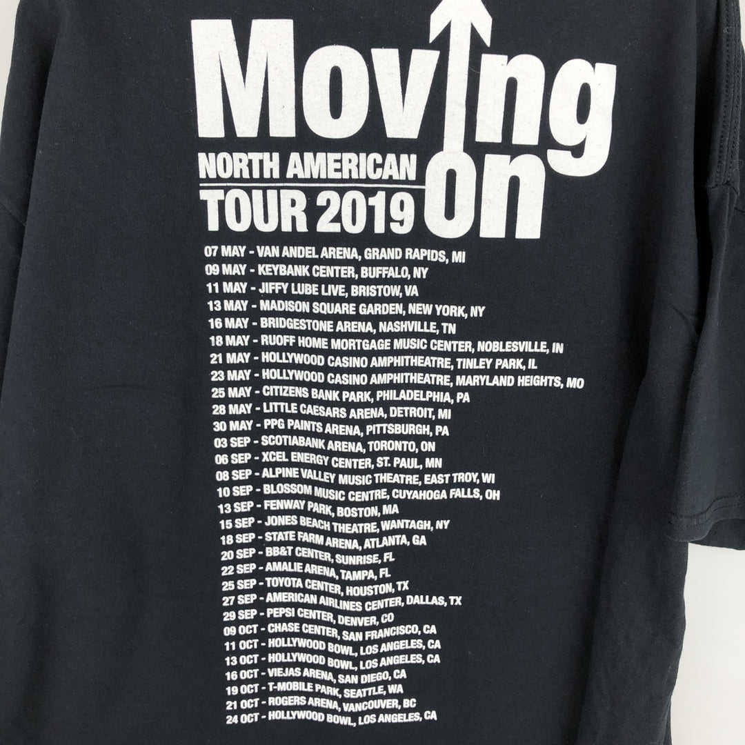 THE WHO Band T-Shirt, Men's XXL cotton black type Vintage Second Hand