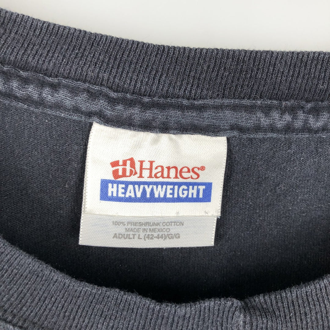 2000'S Hanes Heavyweight Red Hot Chili Peppers Band T-Shirt, Men's Size Large cotton black type Vintage Second Hand