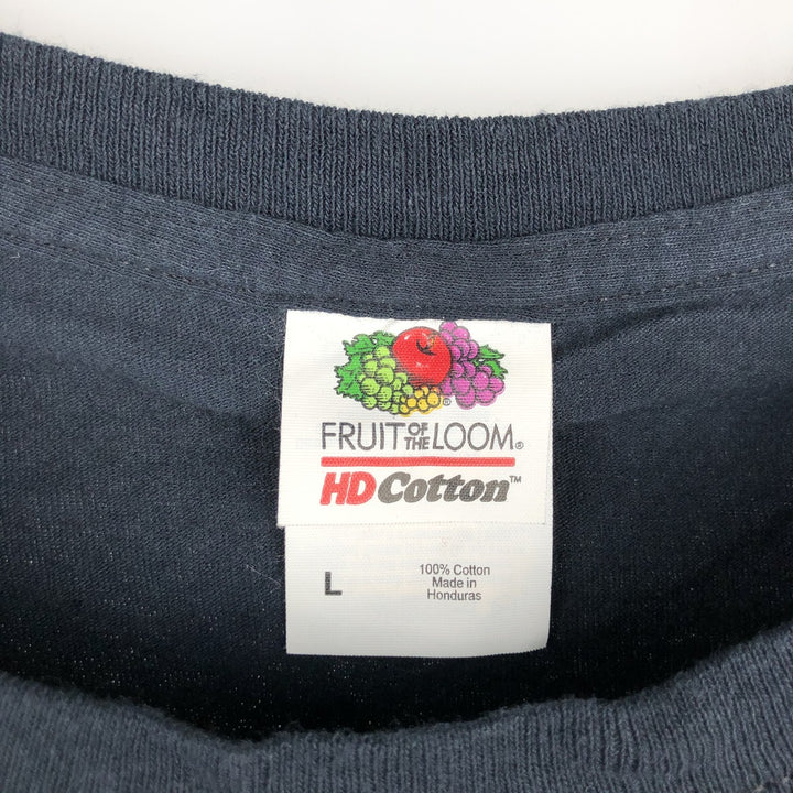 Fruit of the Loom HD Cotton Bon Jovi Band T-Shirt, Men's Size L cotton black type Vintage Second Hand