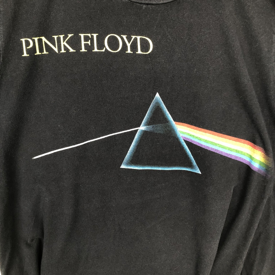 PINK FLOYD Pink Floyd Band T-shirt Band T Men's XL size cotton black type Vintage Second Hand