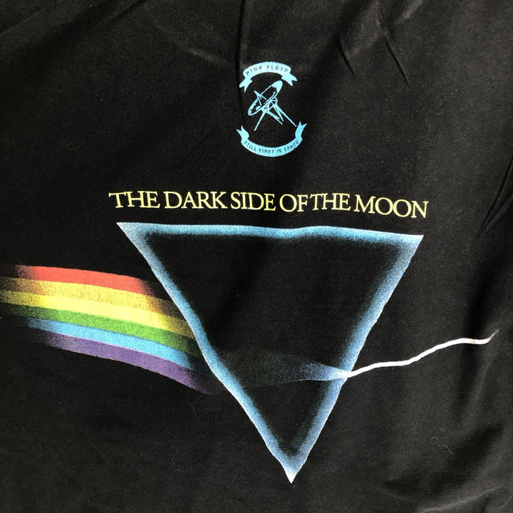 PINK FLOYD Pink Floyd Band T-shirt Band T Men's XL size cotton black type Vintage Second Hand