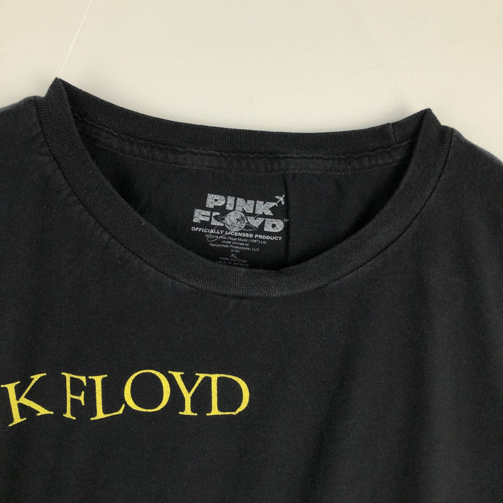 PINK FLOYD Pink Floyd Band T-shirt Band T Men's XL size cotton black type Vintage Second Hand