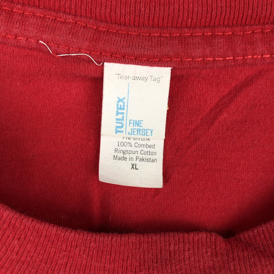 2000'S Tultex Rancid Band T-Shirt, Men's Size XL cotton red type Vintage Second Hand