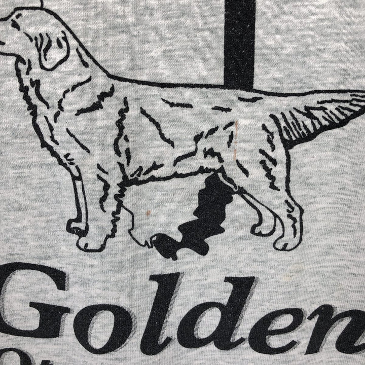 90'S Fruit of the Loom Lofteez Dog Print T-Shirt, Men's Size L (approx.), Vintage cotton white type Vintage Second Hand