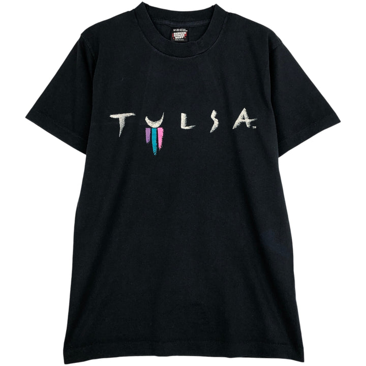 90'S Screen Stars Best Printed T-Shirt, Made in USA, Men's Size Medium, Vintage cotton black type Vintage Second Hand