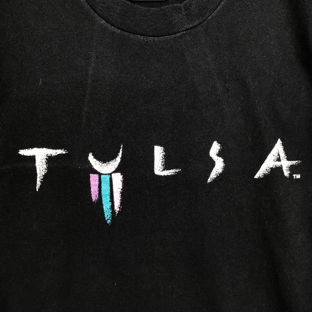 90'S Screen Stars Best Printed T-Shirt, Made in USA, Men's Size Medium, Vintage cotton black type Vintage Second Hand