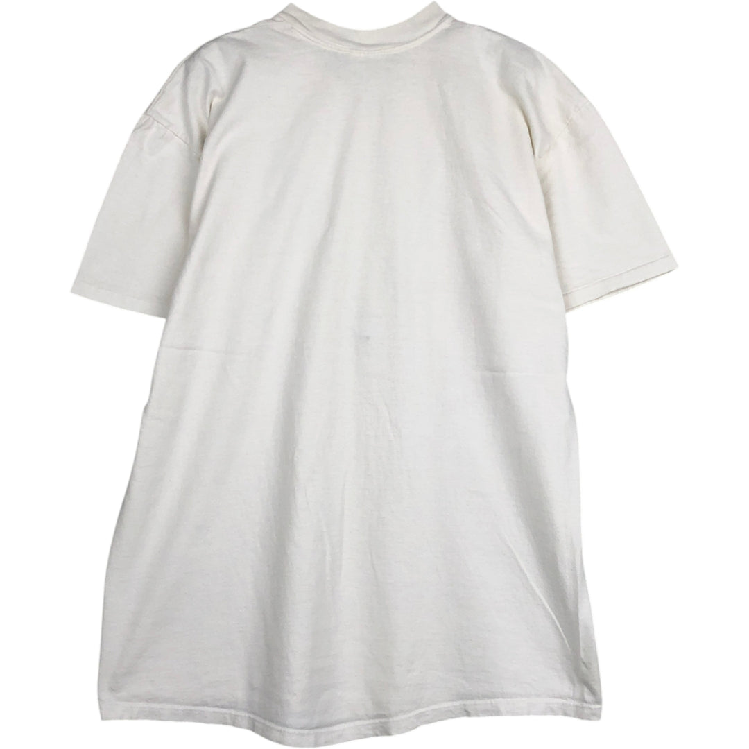 STEDMAN Printed T-Shirt, Made in USA, Men's XL cotton white type Vintage Second Hand
