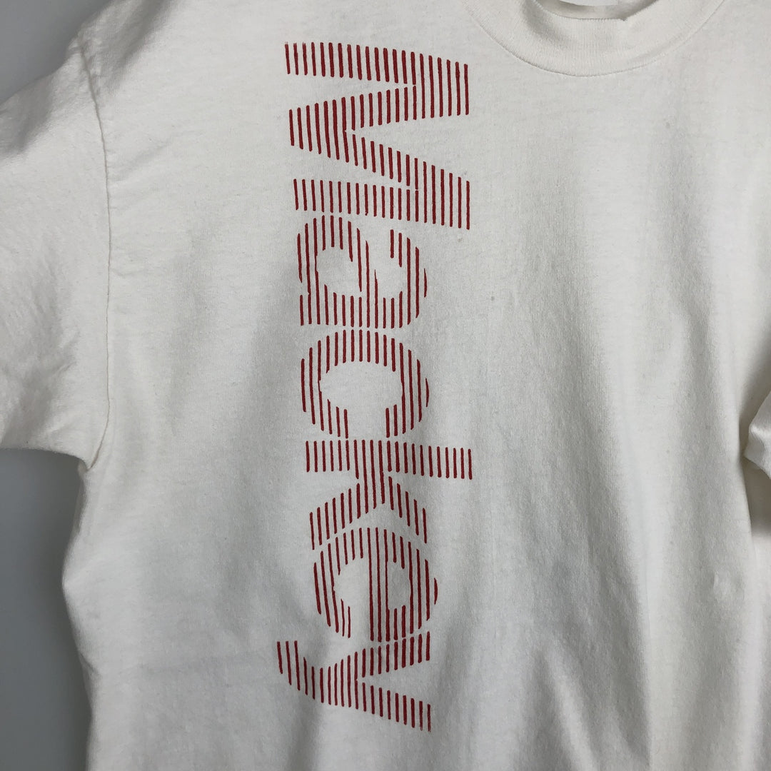 STEDMAN Printed T-Shirt, Made in USA, Men's XL cotton white type Vintage Second Hand