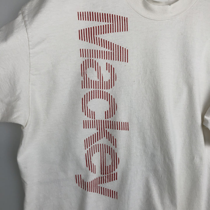 STEDMAN Printed T-Shirt, Made in USA, Men's XL cotton white type Vintage Second Hand