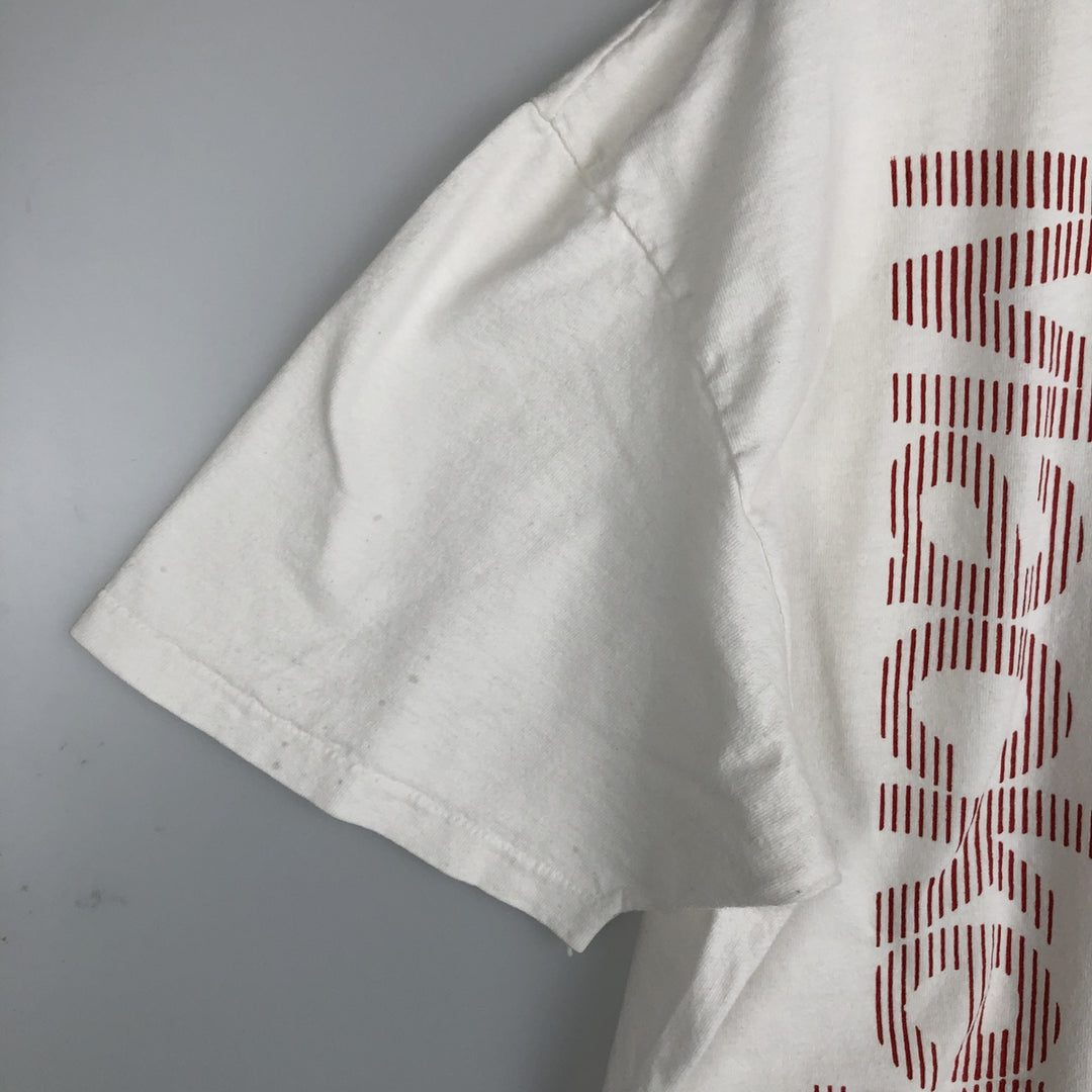 STEDMAN Printed T-Shirt, Made in USA, Men's XL cotton white type Vintage Second Hand