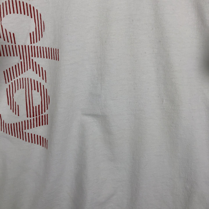 STEDMAN Printed T-Shirt, Made in USA, Men's XL cotton white type Vintage Second Hand