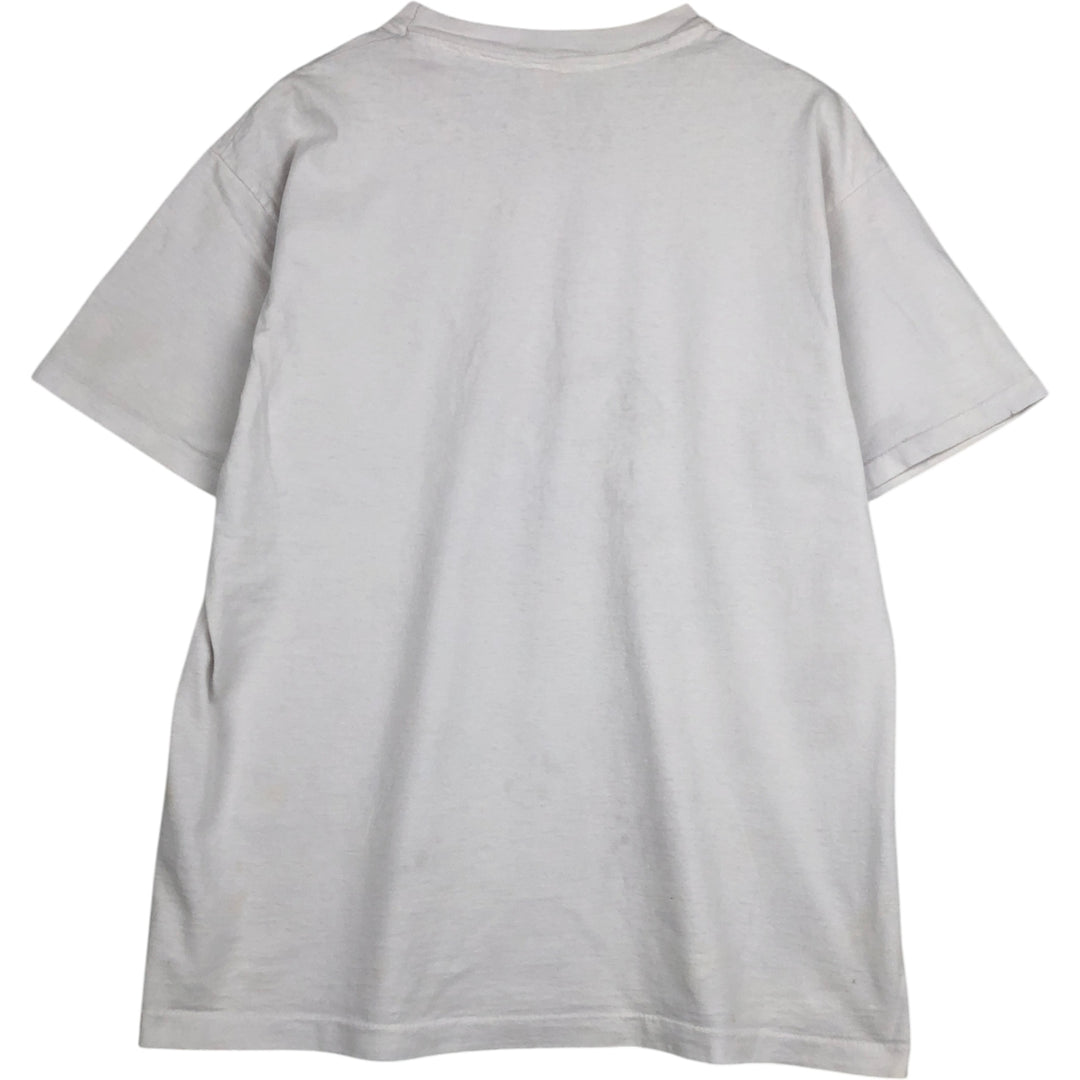 Vintage 1990'S COLLEGE WEAR USA printed T-shirt, Made in USA, Men's XL cotton white type Vintage Second Hand