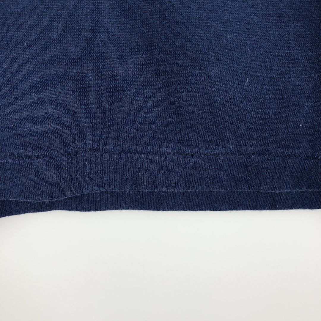 90'S Hanes HEAVYWEIGHT 50 cotton navy blue type Vintage Second Hand