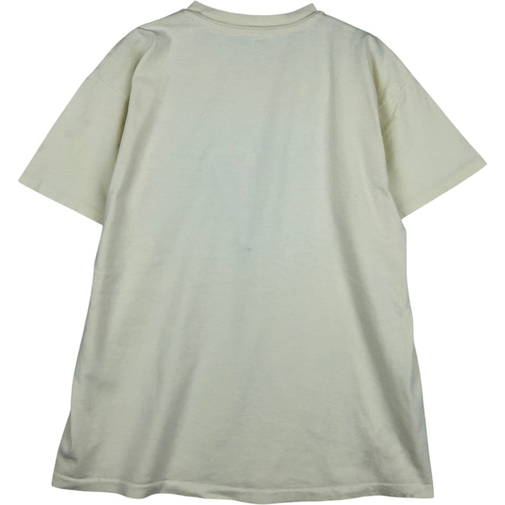 Vintage 90'S Anvil Art T-Shirt, Made in USA, Men's XL cotton yellow type Vintage Second Hand