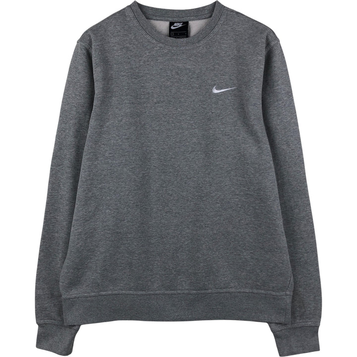 Nike One Point Logo Sweatshirt, Trainer, Men's Size L cotton gray type Vintage Second Hand