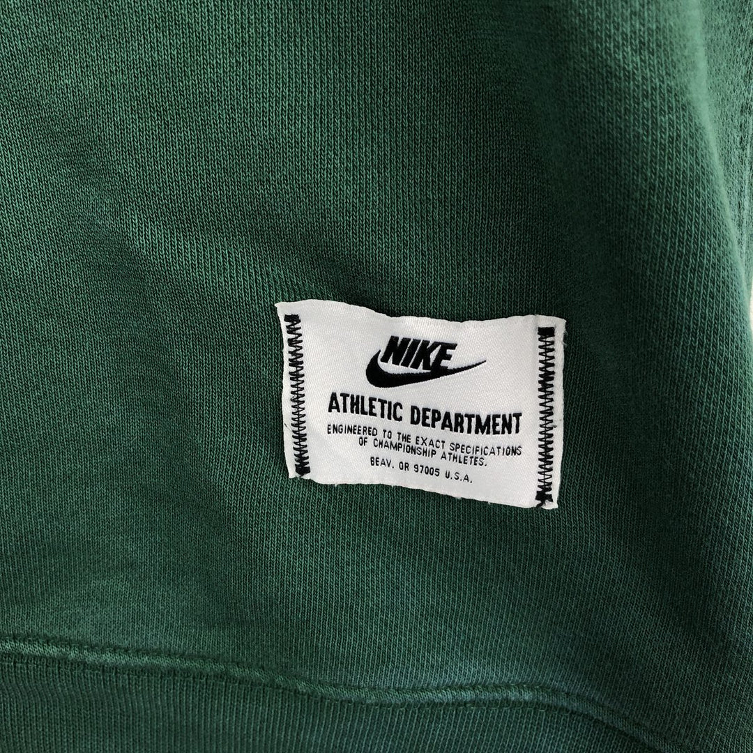 Nike One Point Logo Sweatshirt, Trainer, Men's XL cotton green type Vintage Second Hand