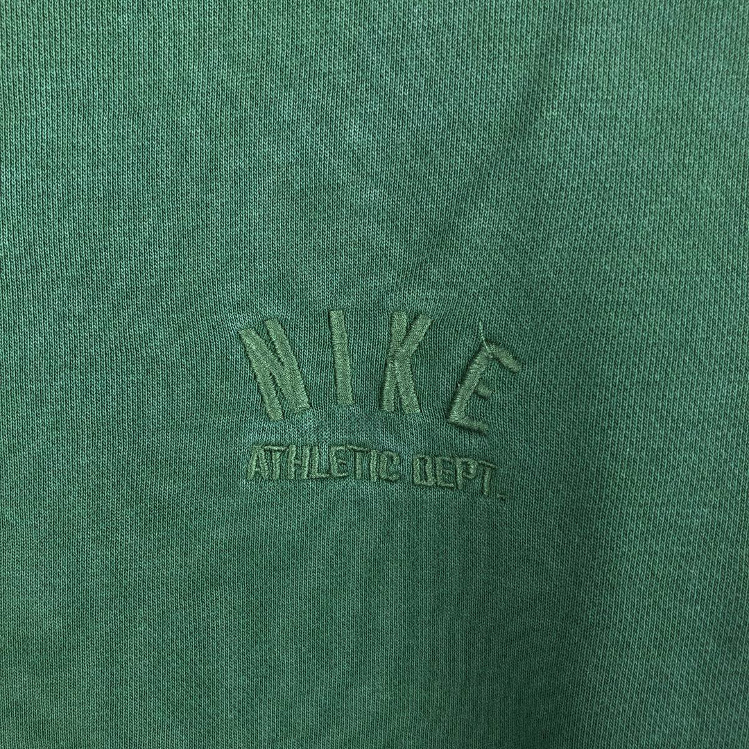 Nike One Point Logo Sweatshirt, Trainer, Men's XL cotton green type Vintage Second Hand