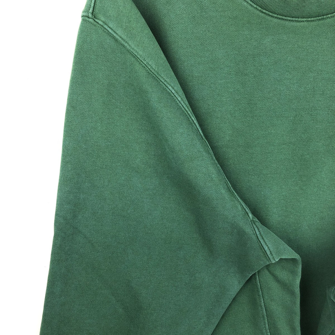 Nike One Point Logo Sweatshirt, Trainer, Men's XL cotton green type Vintage Second Hand