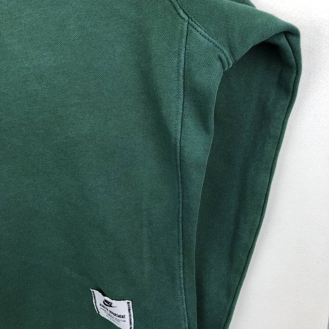 Nike One Point Logo Sweatshirt, Trainer, Men's XL cotton green type Vintage Second Hand