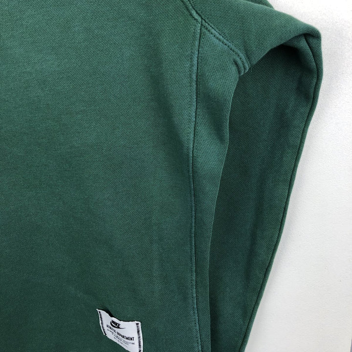 Nike One Point Logo Sweatshirt, Trainer, Men's XL cotton green type Vintage Second Hand