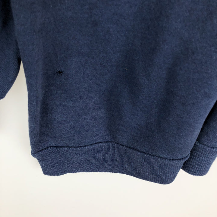 USNA Naval Academy Triple Print College Sweatshirt, Men's, Size XXL unclear navy blue type Vintage Second Hand