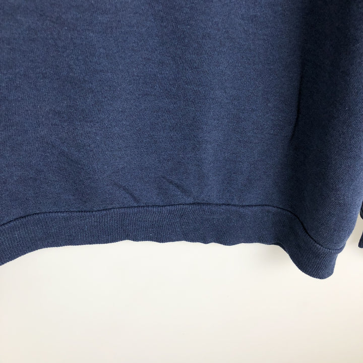 USNA Naval Academy Triple Print College Sweatshirt, Men's, Size XXL unclear navy blue type Vintage Second Hand