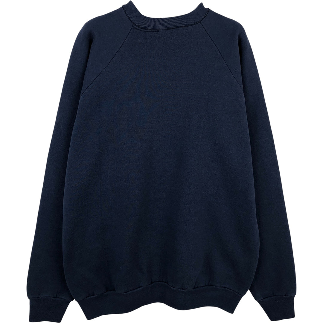 Triple Print College Sweatshirt, Men's Size L unclear navy blue type Vintage Second Hand