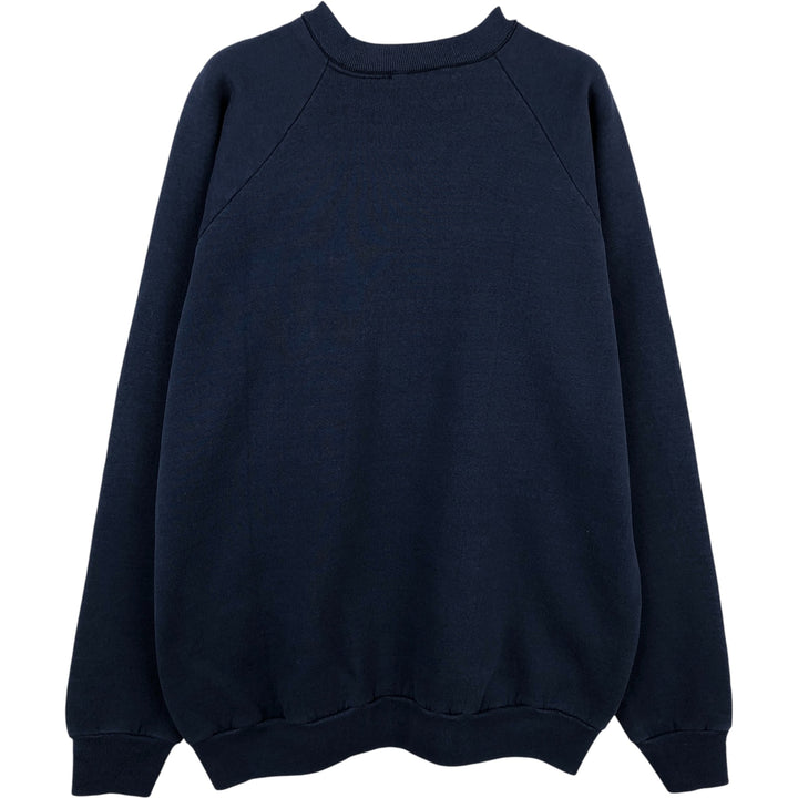 Triple Print College Sweatshirt, Men's Size L unclear navy blue type Vintage Second Hand