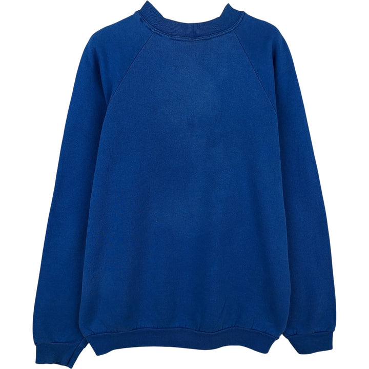 Printed sweatshirt, men's size L unclear blue type Vintage Second Hand