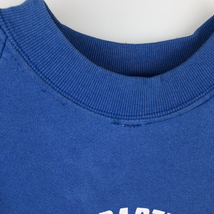 Printed sweatshirt, men's size L unclear blue type Vintage Second Hand