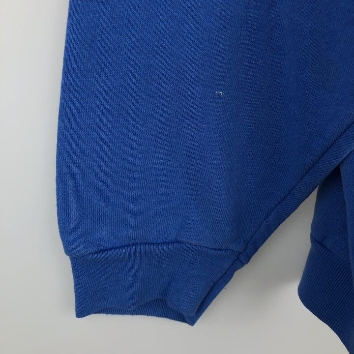 Printed sweatshirt, men's size L unclear blue type Vintage Second Hand