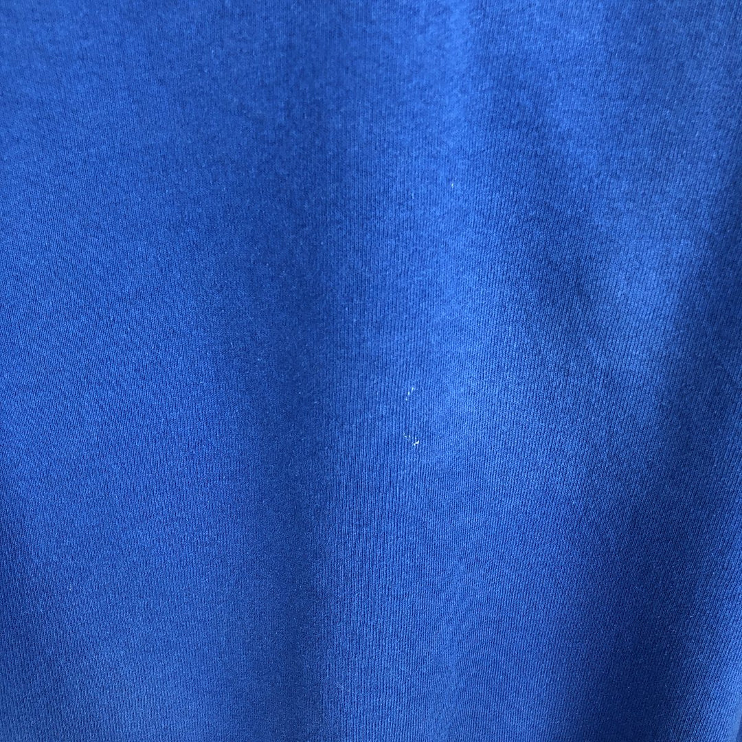 Printed sweatshirt, men's size L unclear blue type Vintage Second Hand