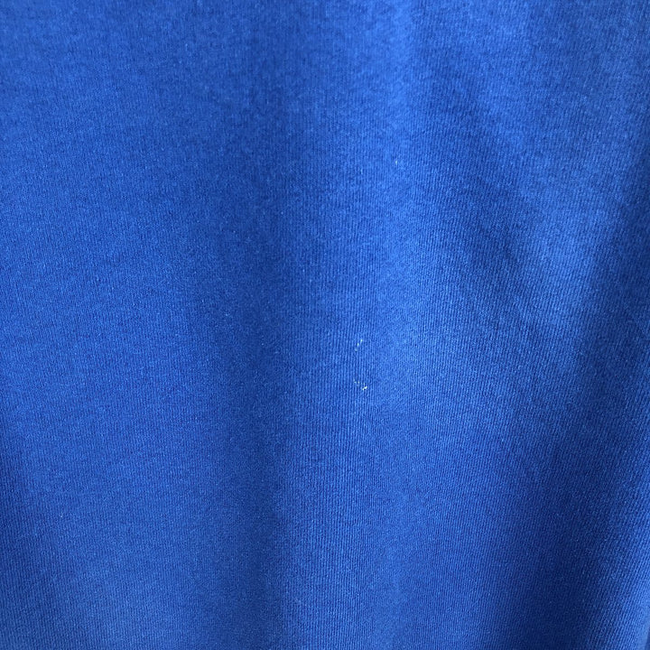 Printed sweatshirt, men's size L unclear blue type Vintage Second Hand