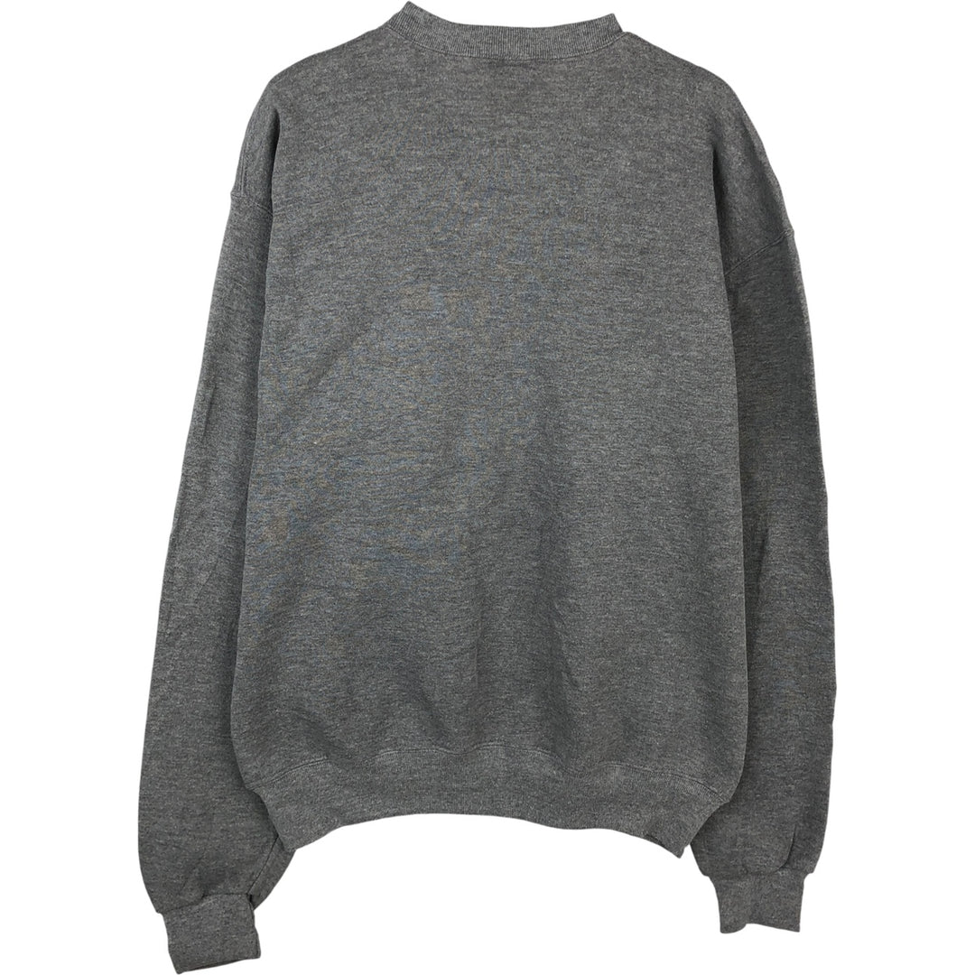 90'S Russell College Sweatshirt, Men's M Size Vintage polyester gray type Vintage Second Hand