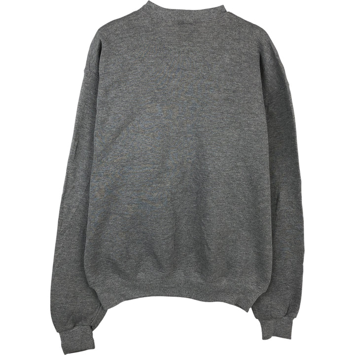 90'S Russell College Sweatshirt, Men's M Size Vintage polyester gray type Vintage Second Hand