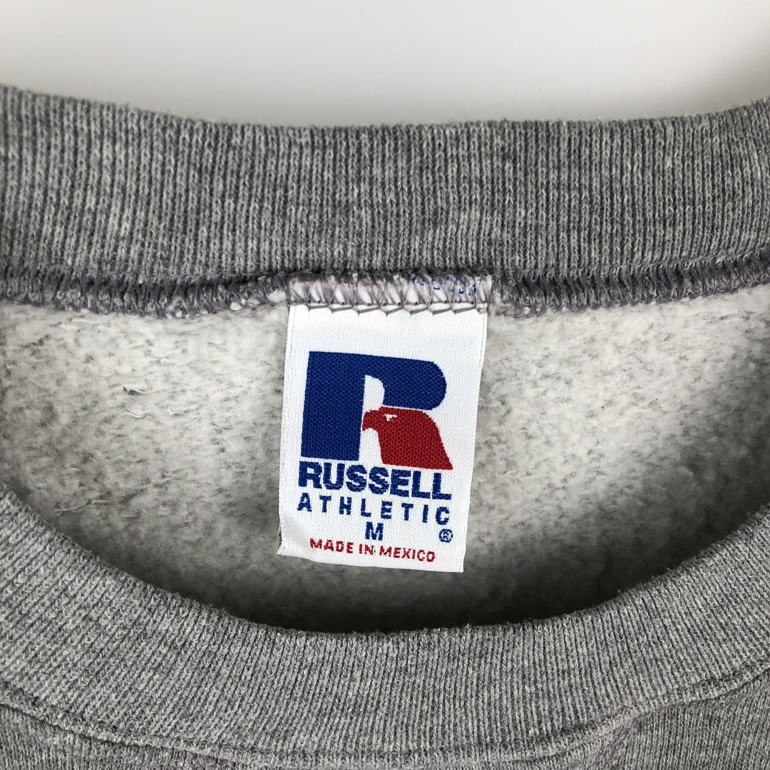 90'S Russell College Sweatshirt, Men's M Size Vintage polyester gray type Vintage Second Hand