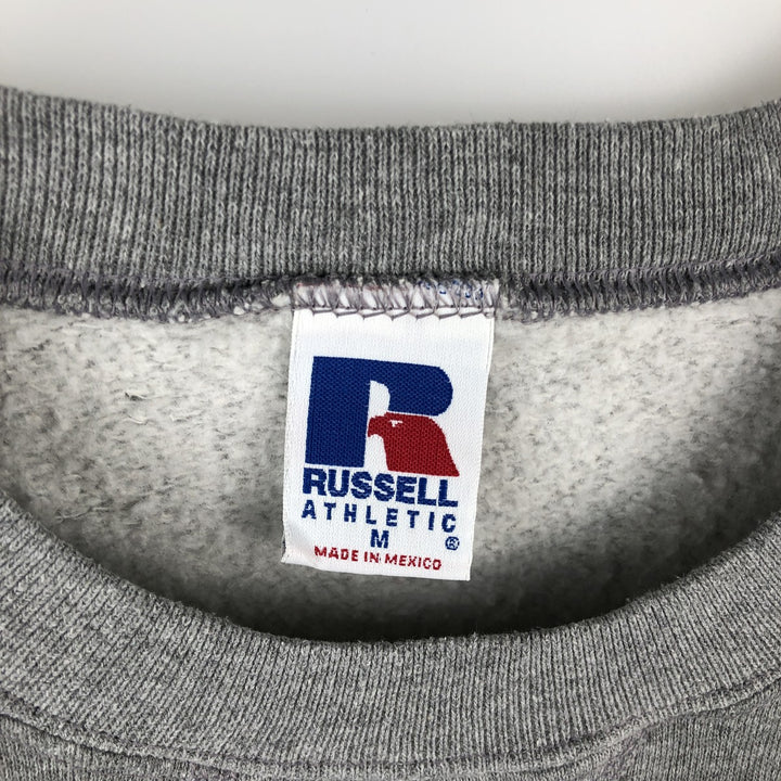 90'S Russell College Sweatshirt, Men's M Size Vintage polyester gray type Vintage Second Hand