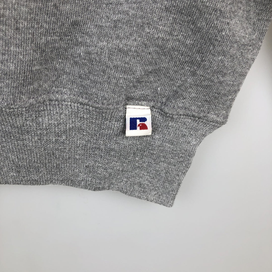 90'S Russell College Sweatshirt, Men's M Size Vintage polyester gray type Vintage Second Hand