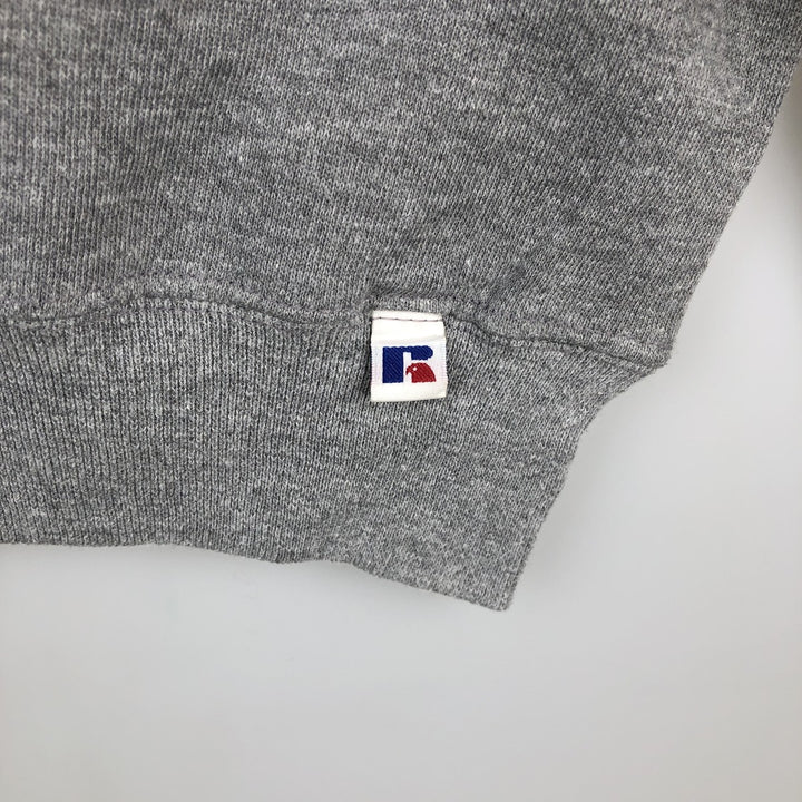 90'S Russell College Sweatshirt, Men's M Size Vintage polyester gray type Vintage Second Hand
