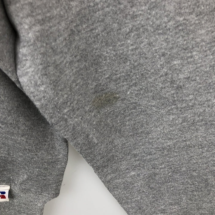 90'S Russell College Sweatshirt, Men's M Size Vintage polyester gray type Vintage Second Hand