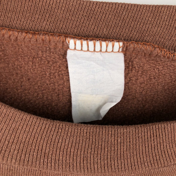 Triple Print College Sweatshirt, Men's XL unclear brown type Vintage Second Hand