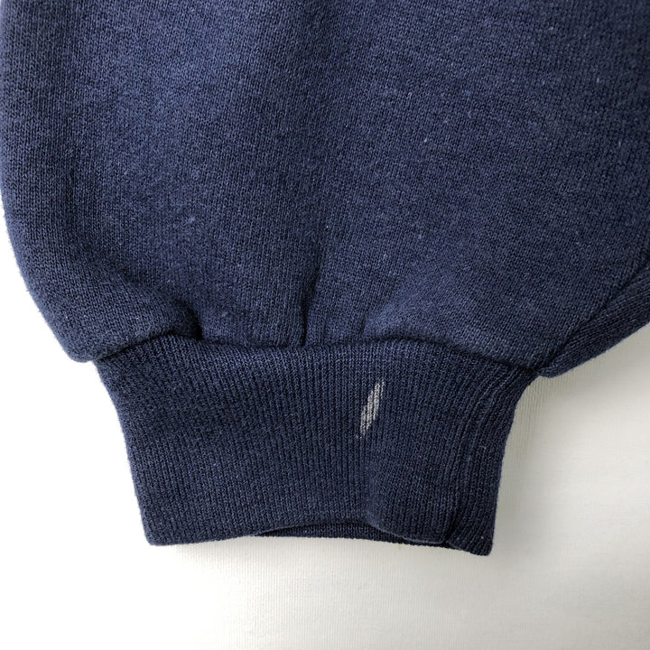 90'S Russell College Sweatshirt, Men's XL Size Vintage cotton navy blue type Vintage Second Hand
