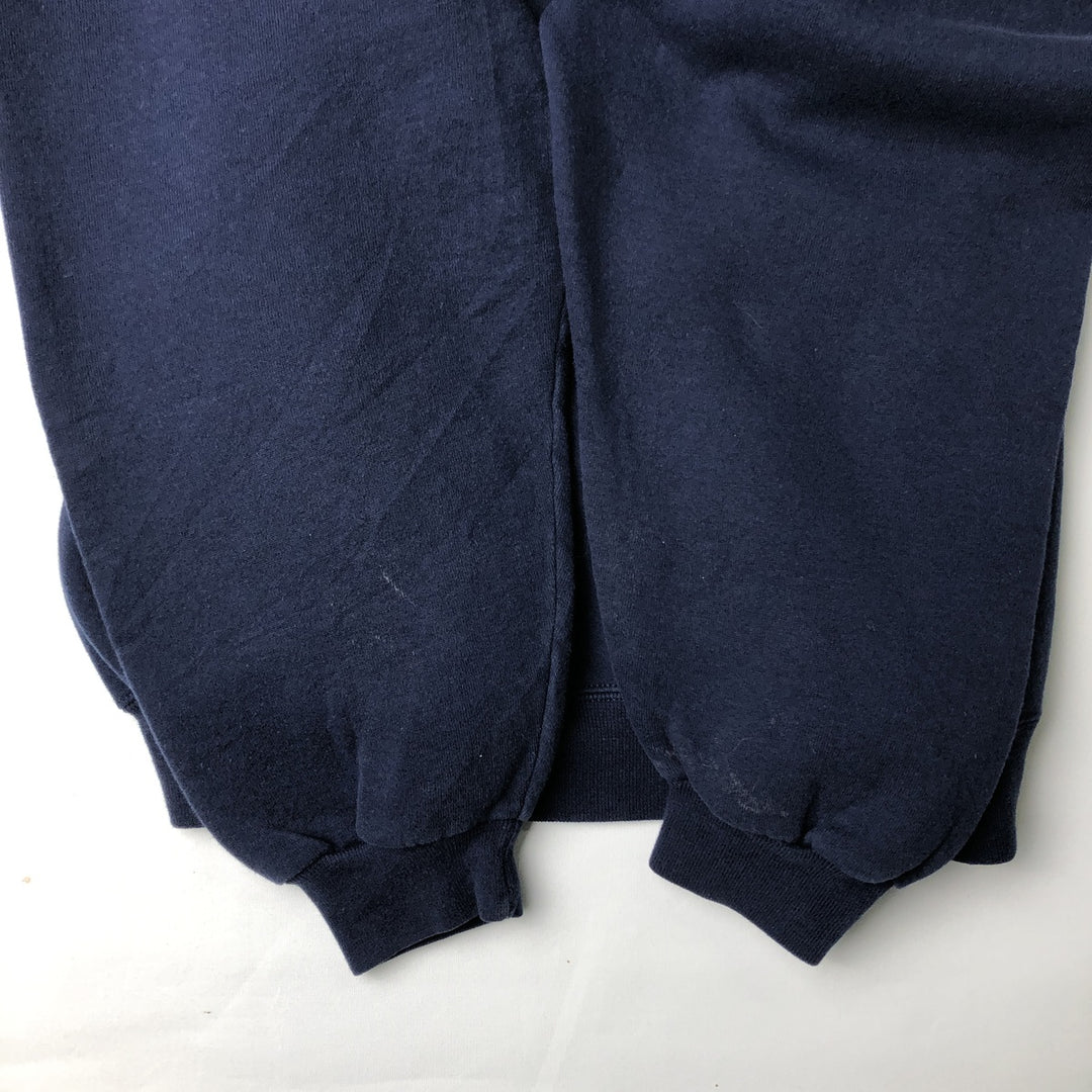90'S Russell College Sweatshirt, Men's XL Size Vintage cotton navy blue type Vintage Second Hand