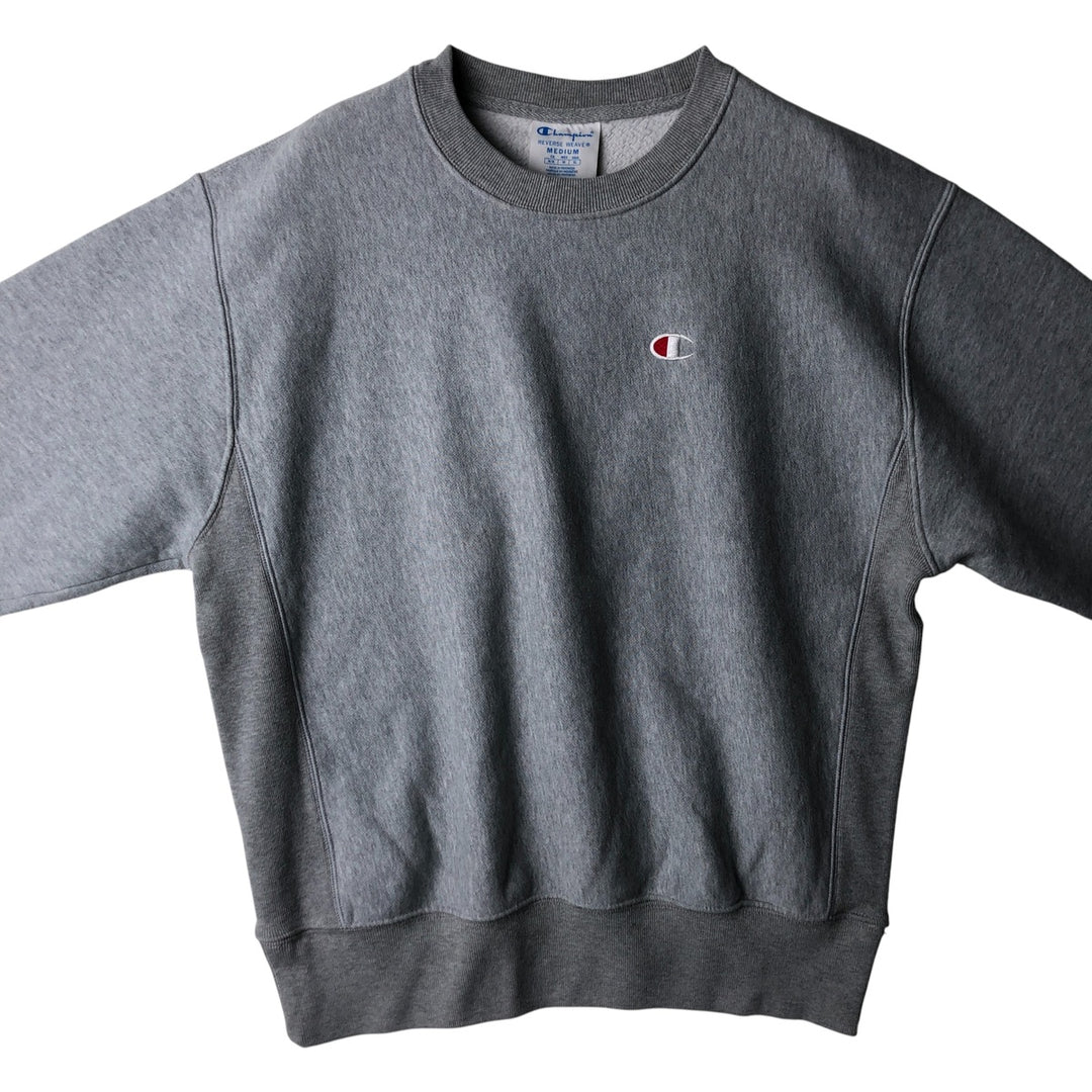 Champion REVERSE WEAVE Reverse Weave Logo Sweatshirt, Men's Size M cotton gray type Vintage Second Hand