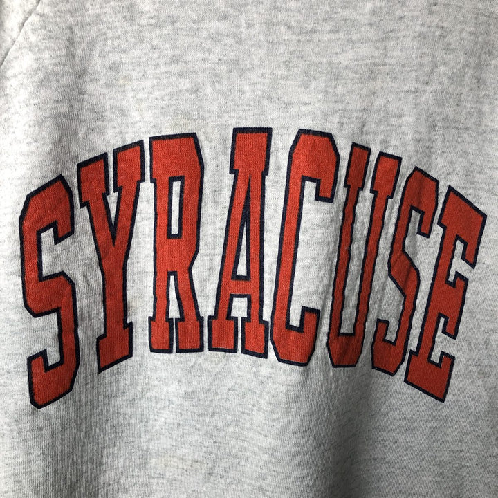 Vintage 1980'S Fruit of the Loom college sweatshirt, made in the USA, size L, men's cotton gray type Vintage Second Hand