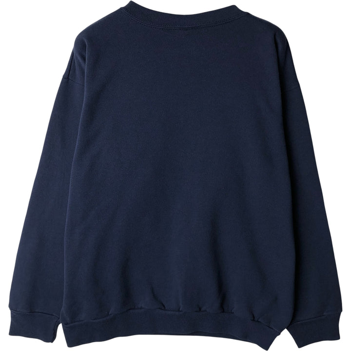 Vintage 1990'S Tartex University of Michigan college sweatshirt, made in the USA, size L, men's cotton navy blue type Vintage Second Hand
